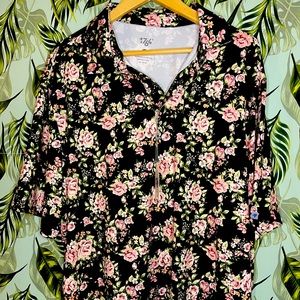1764 golf floral polo